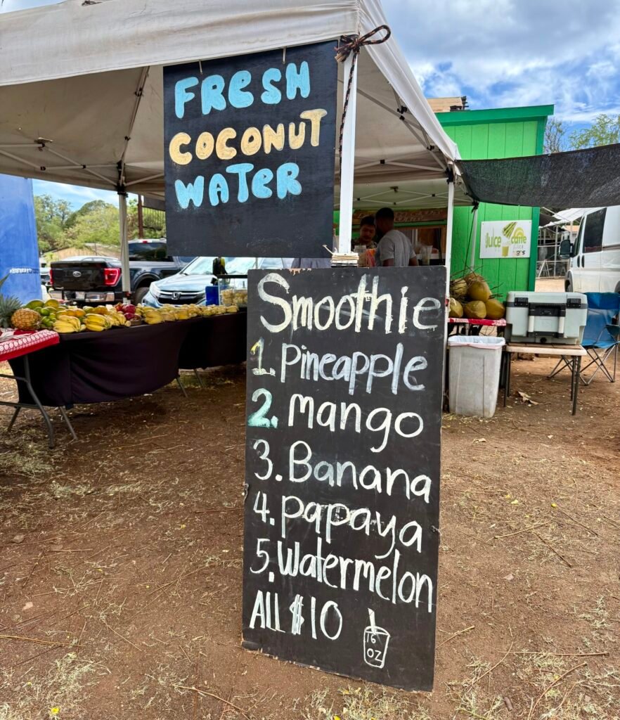 kauai smoothie stand