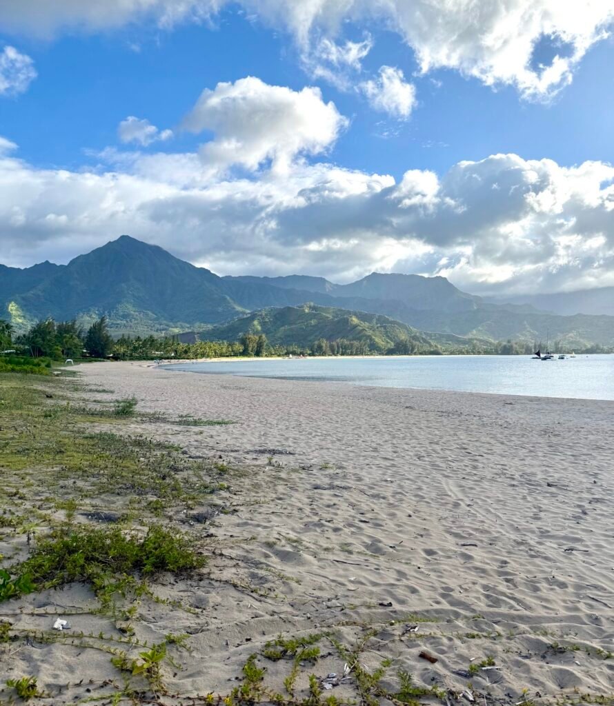 Hanalei bay kauai north shore