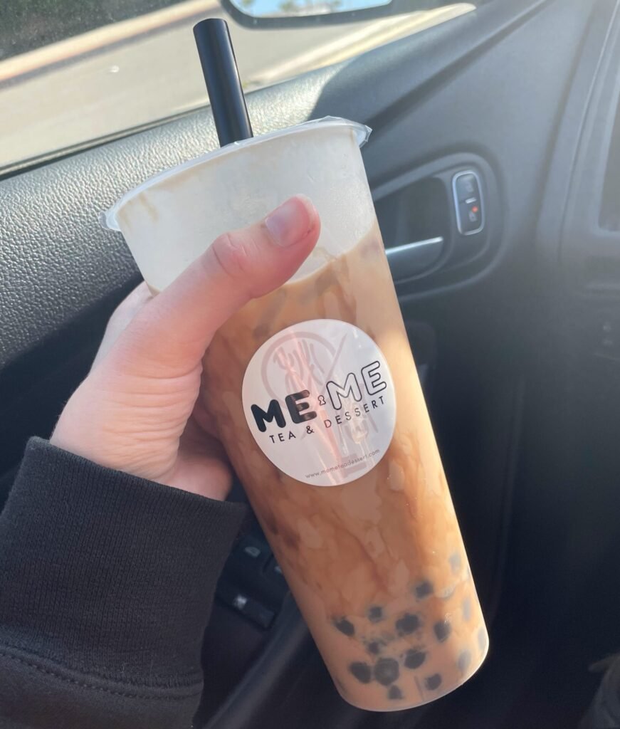brown sugar boba meme tea