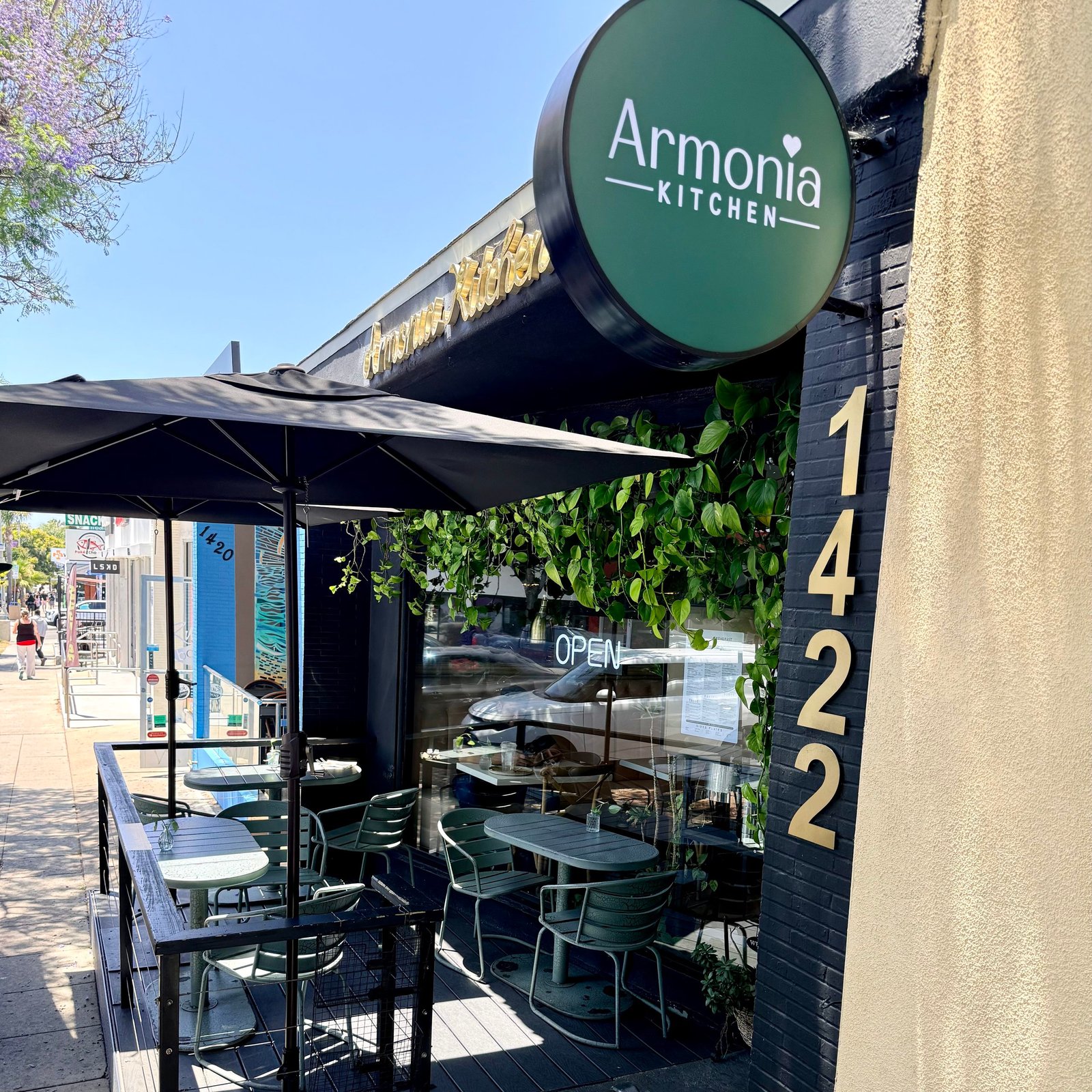 armonia kitchen sign pacific beach