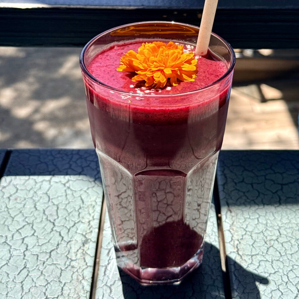 berry lover smoothie from armonia kitchen