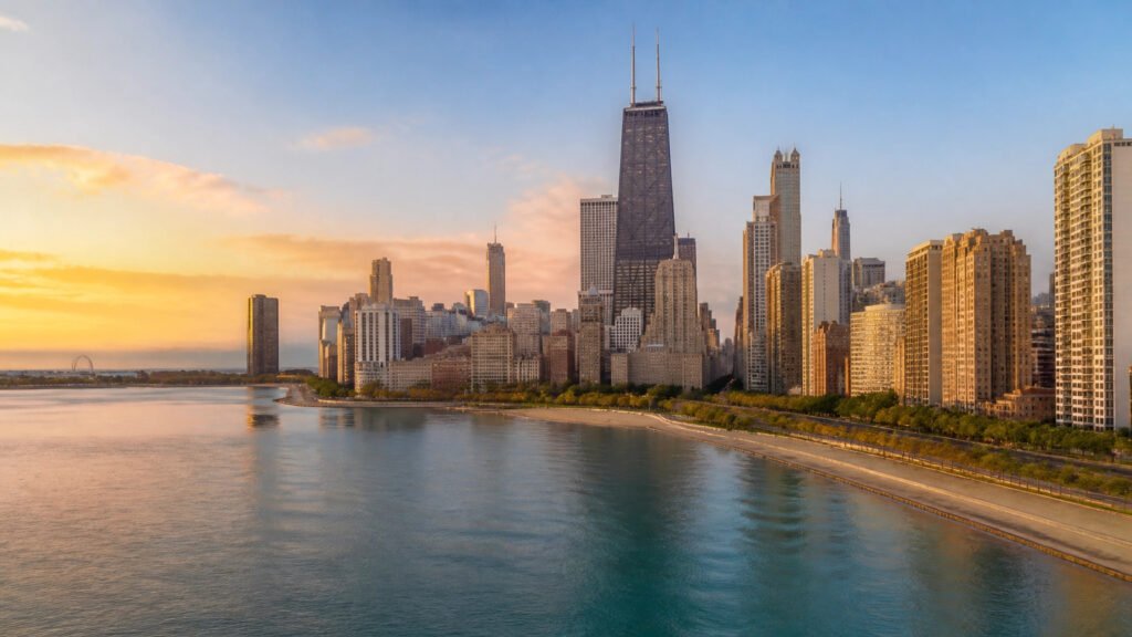 chicago lakefront skyline